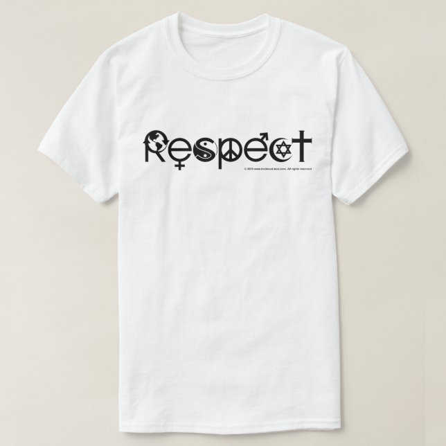 T-shirt Respectez la Terre Mère - Recycle Sauvez la planèt (Design devant)