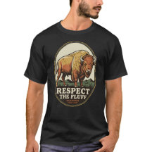 Respectez La Toison Vintage Bison Buffle Sauvage