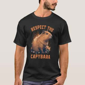 T-shirt Respectez l'animal capybara Capybara 1
