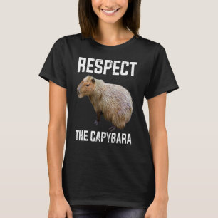 T-shirt Respectez Le Capybara Capibara Rodent