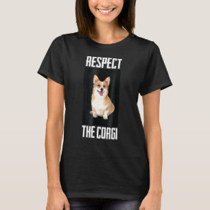 T-shirt Respectez Le Chien De Corgi Photo Canine Animaux