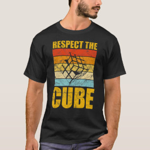 T-shirt Respectez Le Cube Puzzle Vitesse Cubing Jeunesse V