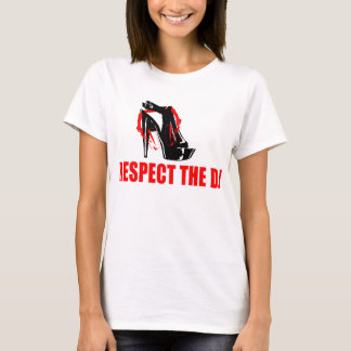 T-shirt Respectez le DJs femelle