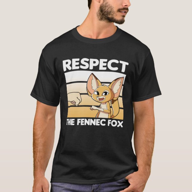 T-shirt Respectez Le Fennec Fox 1 (Devant)
