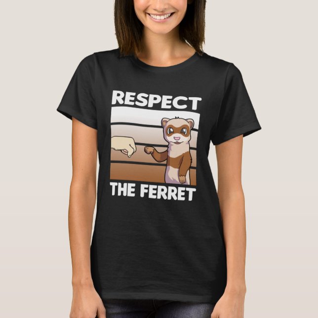 T-shirt Respectez Le Ferret (Devant)
