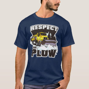 T-shirt Respectez Le Flux De Neige Conducteurs De Camion C
