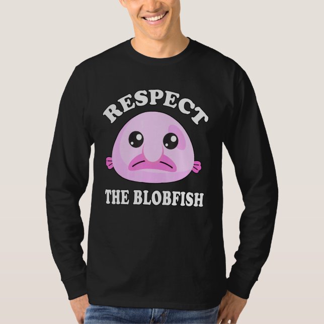 T-shirt Respectez Le Mème Blobfish Blobfish (Devant)