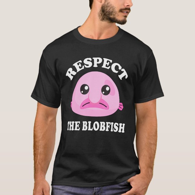T-shirt Respectez Le Mème Blobfish Blobfish (Devant)