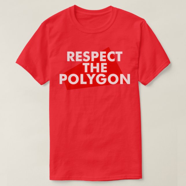 T-shirt Respectez Le Polygone (Design devant)