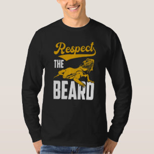 T-shirt Respectez Le Reptile Dragon Porté Par La Barbe