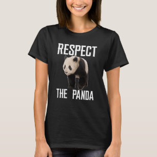 T-shirt Respectez Le Zoo De Panda Zookeeper Pour Panda