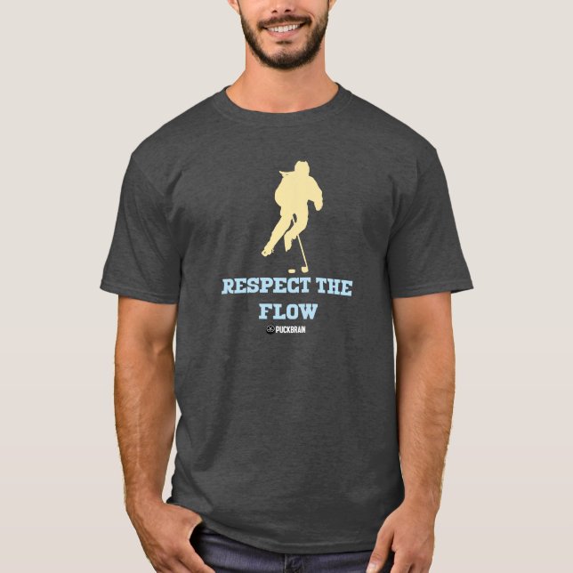 T-shirt Respectez l'écoulement (Devant)