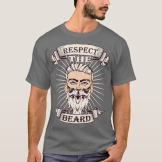 T-shirt Respectez les Hommes à la barbe Hommes à la barbe