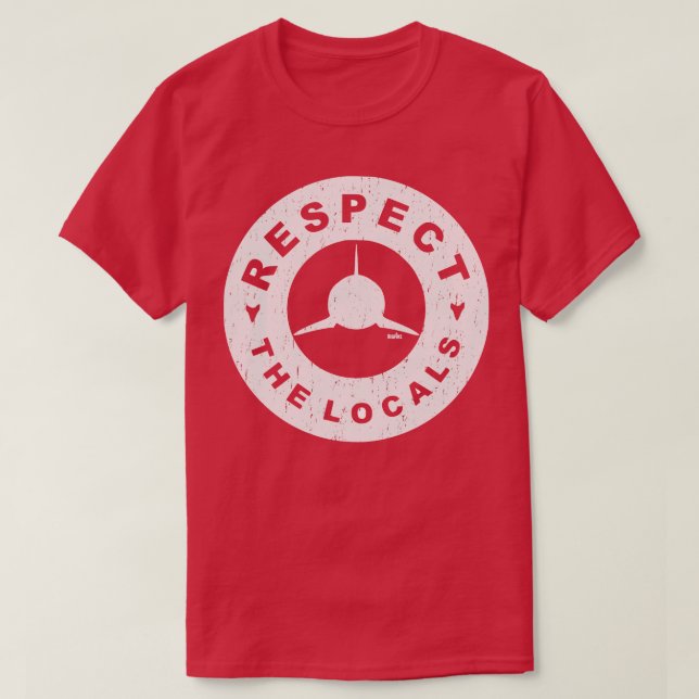T-shirt Respectez Les Locaux (Design devant)