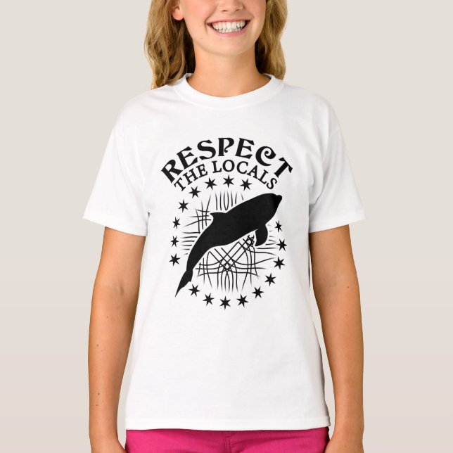 T-shirt Respectez Les Locaux - Citation De L'Amant Dauphin (Devant)