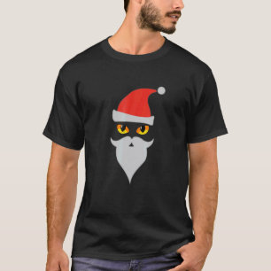 T-shirt Respectez Son Barbe Père Noël Yeux de Chat Pyjama