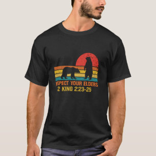 T-shirt Respectez Vos Aînés Porte-Chemise Pour L'Homme Et