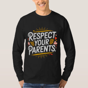 T-shirt Respectez vos parents — Tri-Ble Inspirant pour Hom