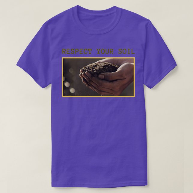 T-shirt Respectez votre sol (Design devant)