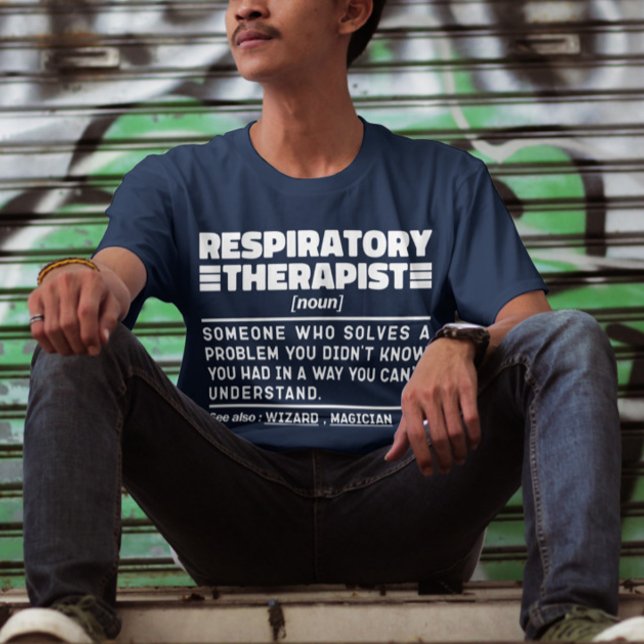 T-shirt Respiratory Therapist Noun Care Praticien Cool (Créateur téléchargé)