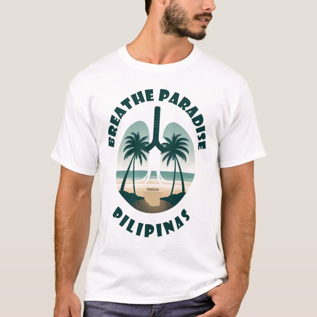 T-shirt Respire le paradis - Pilipinas (Devant)