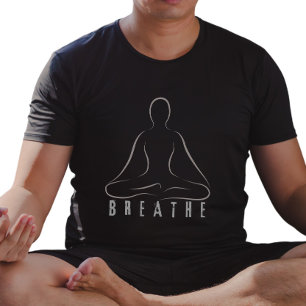 T-shirt Respire l'intérieur de la paix minimaliste Tee