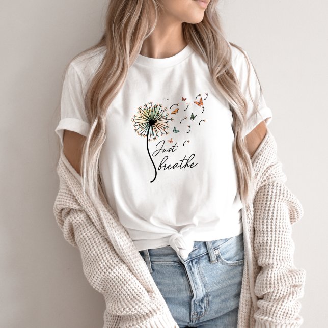 T-shirt Respirer la fleur et le papillon (Créateur téléchargé)
