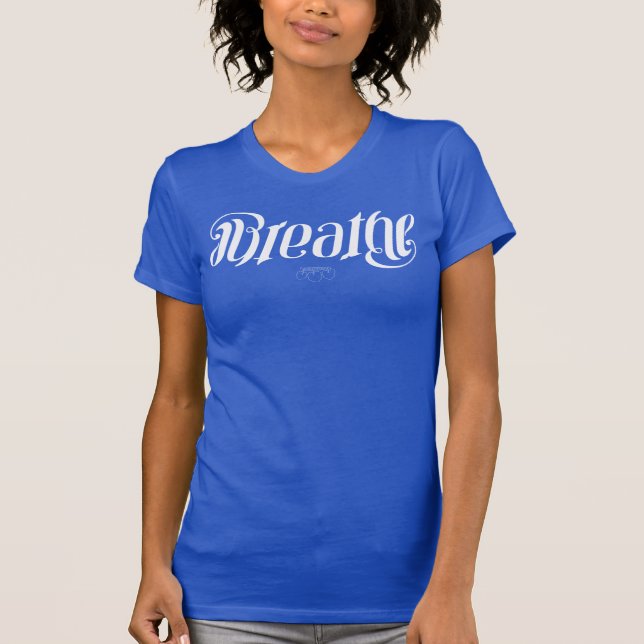 T-shirt Respirez upside-down la chemise de yoga (Devant)