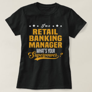 T-shirt Responsable bancaire de vente au détail