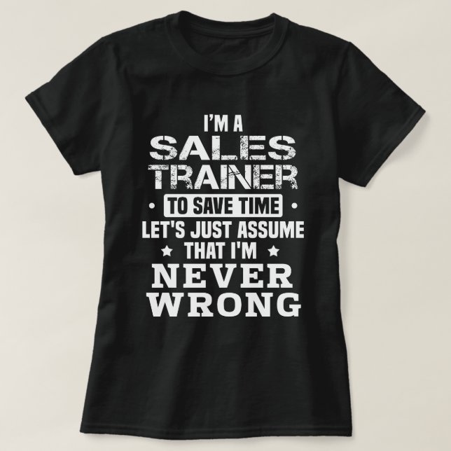 T-shirt Responsable commercial (Design devant)