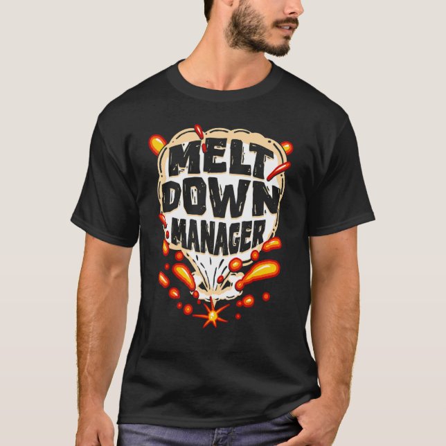 T-shirt Responsable de la fusion Service de garderie de l' (Devant)