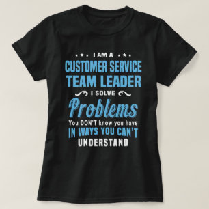 T-shirt Responsable de l'équipe du service client