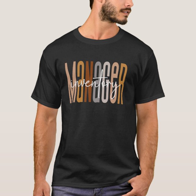 T-shirt Responsable de l'inventaire Équipe Drôle Responsab (Devant)