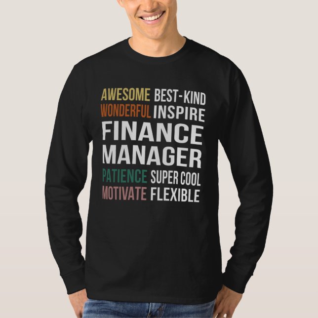 T-shirt Responsable financier  Appréciation (Devant)