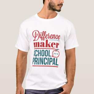 T-shirt Responsable principal de différence de l'école