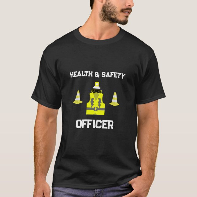 T-shirt Responsable Santé Et Sécurité Au Travail (Devant)
