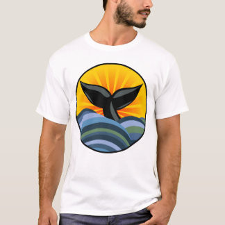 T-shirt Ressacs de queue de baleine