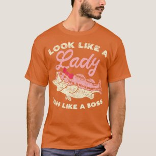 T-shirt Ressemblent À Un Poisson De Dame Comme Un Boss