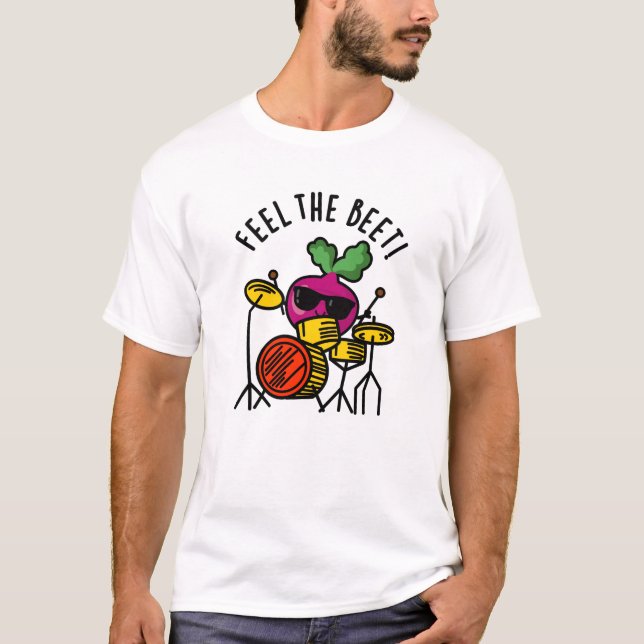 T-shirt Ressentez La Beet Funny Veggie Pun (Devant)