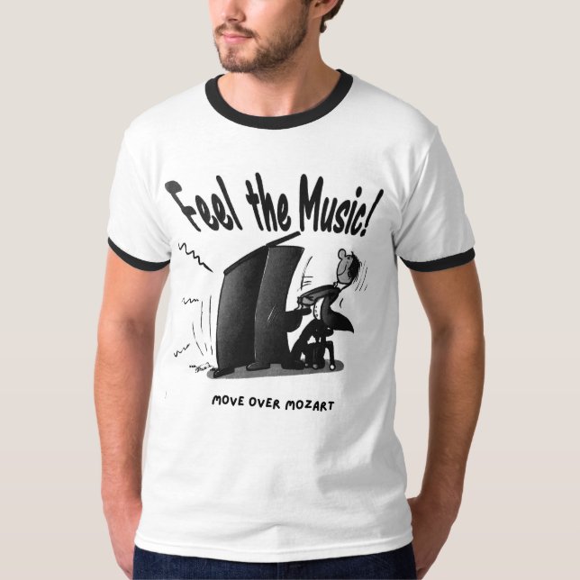 T-shirt Ressentez la musique (Devant)