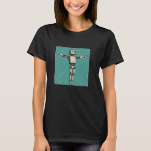 T-shirt Ressentez l'impact de cet art robotique crucifié p