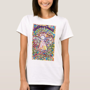 T-shirt Ressort Coeurs Cancer ne peut pas faire Ange T-shi