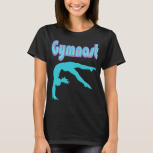 T-shirt Ressort de gymnastique Départ Turquoise