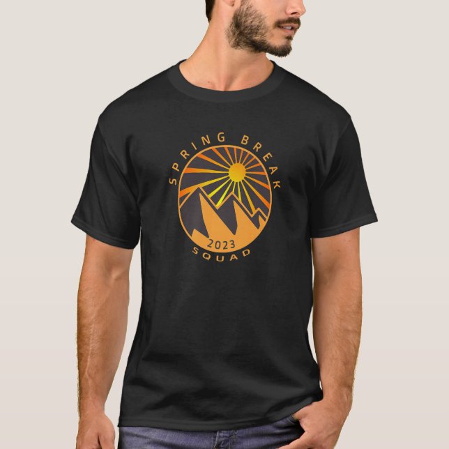 T-shirt Ressort Spring Break Squad 2023 Cool Matching Grou (Devant)
