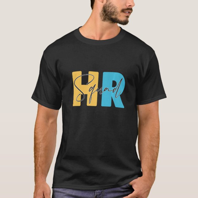 T-shirt Ressources De L'Escadron Hr Temps Des Ressources H (Devant)