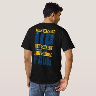 T-shirt Ressourcez Plus Que Vous ne Tombez Motivation