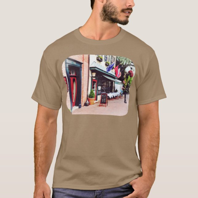T-shirt Restaurant à Annapolis MD sur State Circle (Devant)