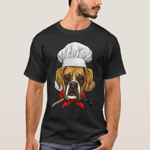 T-shirt Restaurant Allemand Boxer Chef Cuisine Cuisine