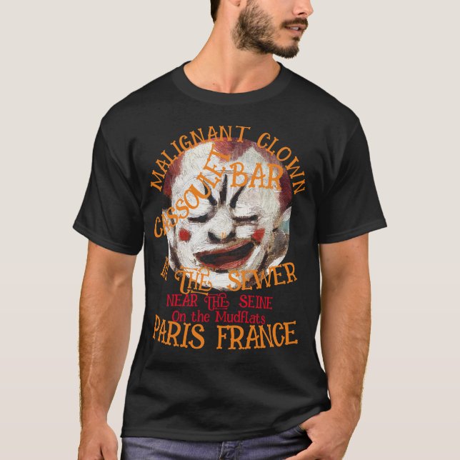 T-shirt Restaurant Bar de nuit Clown Tiki Pub Toga 2024  (Devant)