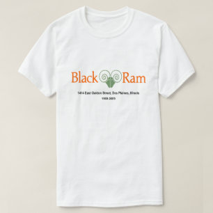 T-shirt Restaurant Black Ram, Des Plaines, Illinois